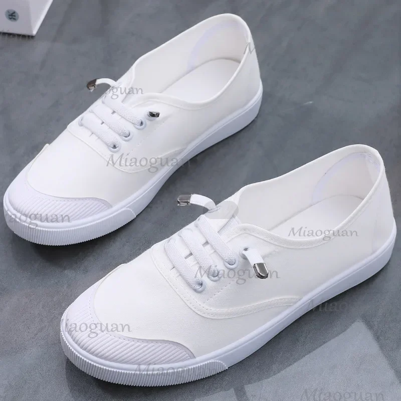 Женская парусиновая обувь, новые весенние повседневные туфли на плоской подошве, разноцветные женские вулканизированные туфли с низким берцем на шнуровке для ленивых студентов
Женская парусиновая обувь, новые весенние повседневные туфли на плоской подошве, разноцветные женские вулканизированные туфли с низким берцем на шнуровке для ленивых студентов