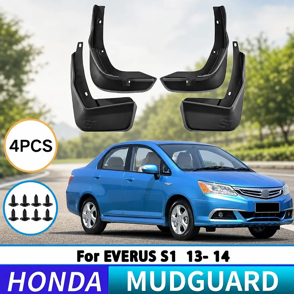 Mud Flaps Mudguard for Honda Everus S1 2013-2014 Front Rear Wheel Mudguards Car Accessories
Mud Flaps Mudguard for Honda Everus S1 2013-2014 Front Rear Wheel Mudguards Car Accessories
