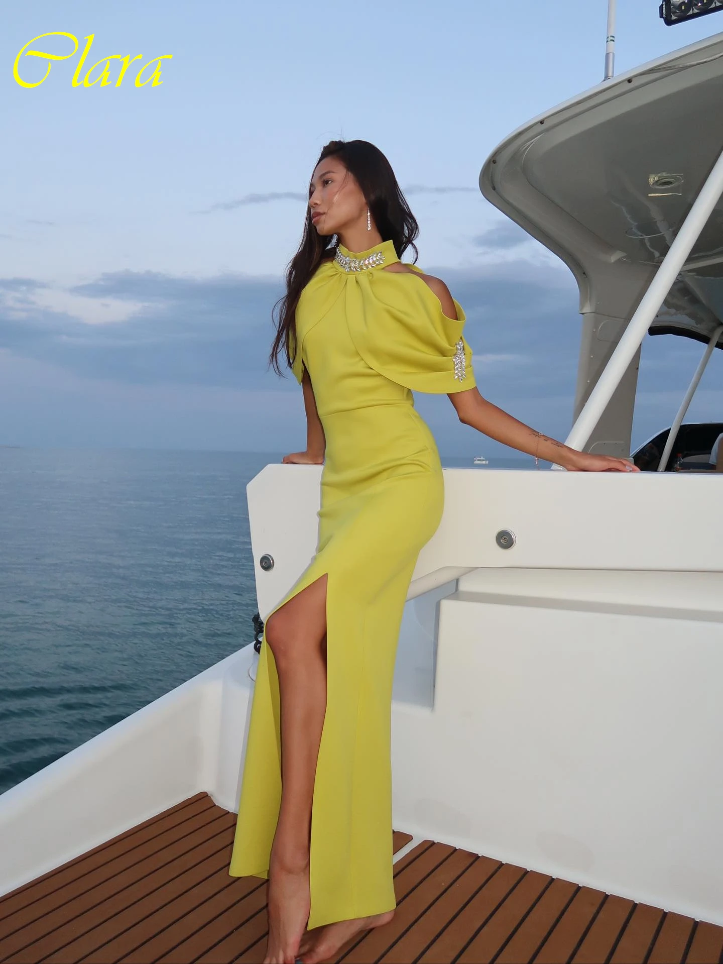 Customized Straight High Collar Elegant Formal Evening Dress Temperament Celebrity Gowns High Quality Delicate Party Dress
Customized Straight High Collar Elegant Formal Evening Dress Temperament Celebrity Gowns High Quality Delicate Party Dress