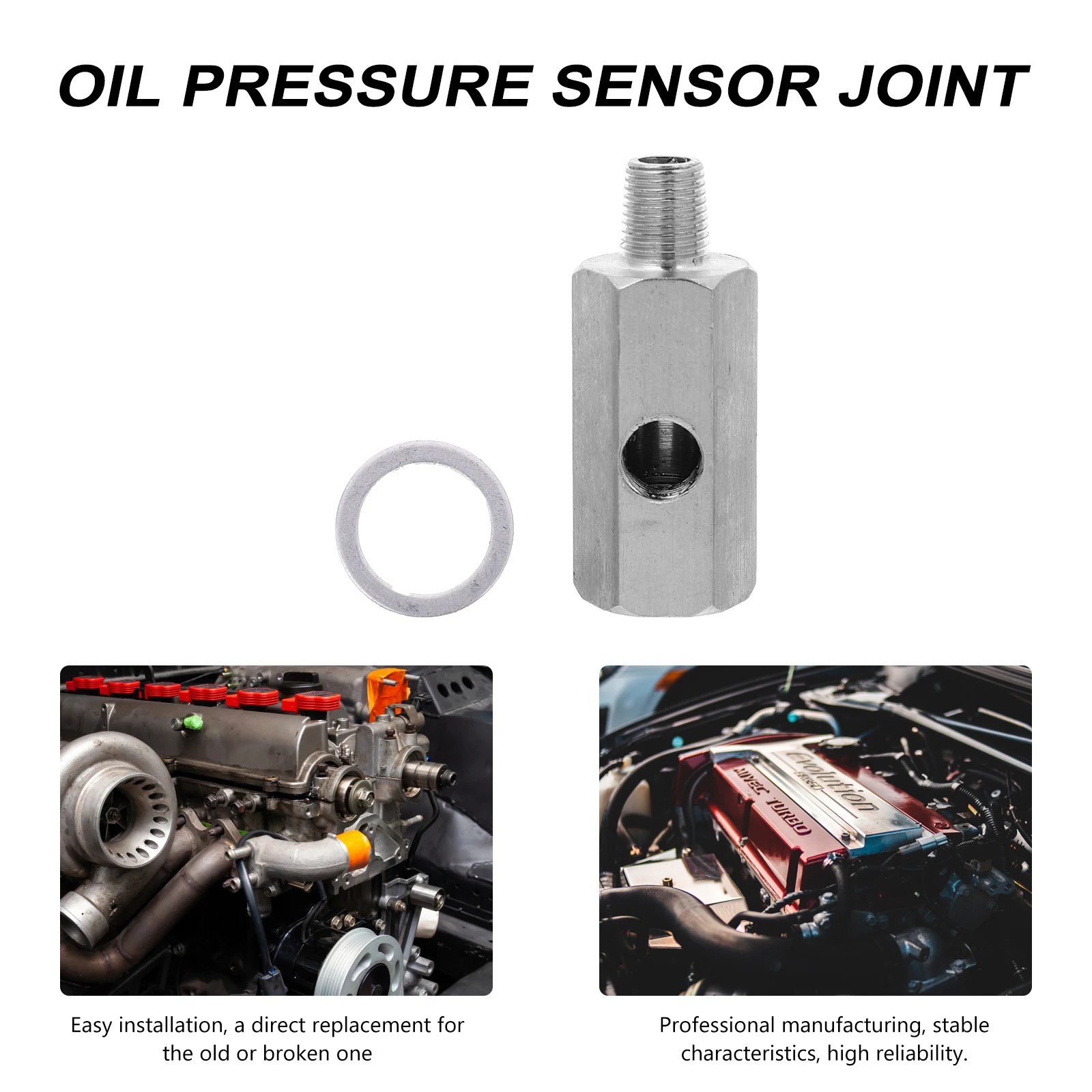 2 pcs Adapter Engine Joint Stainless Steel Oil Pressure Adapter Car Oil Pressure Sensor Adapters Automobile Sensor Joint Car
2 pcs Adapter Engine Joint Stainless Steel Oil Pressure Adapter Car Oil Pressure Sensor Adapters Automobile Sensor Joint Car