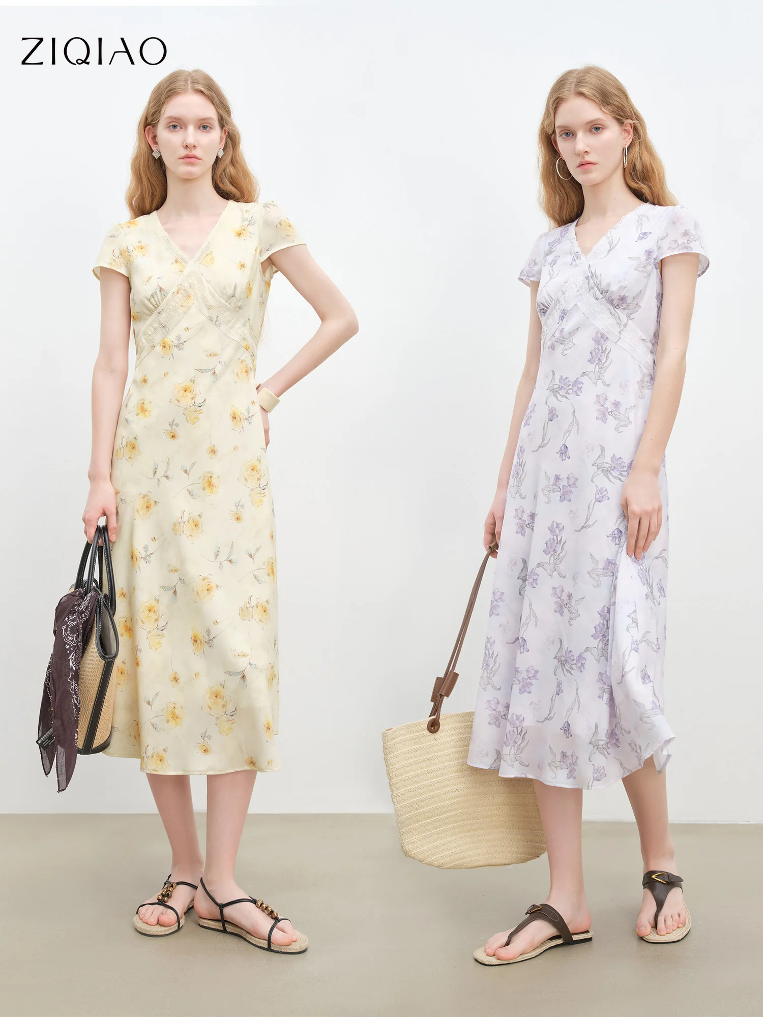 ZIQIAO Short-sleeved French Style Floral Dress for Women 2025 New Summer Beautiful Mini Skirt Chiffon Long Dress 25ZQ92252
ZIQIAO Short-sleeved French Style Floral Dress for Women 2025 New Summer Beautiful Mini Skirt Chiffon Long Dress 25ZQ92252