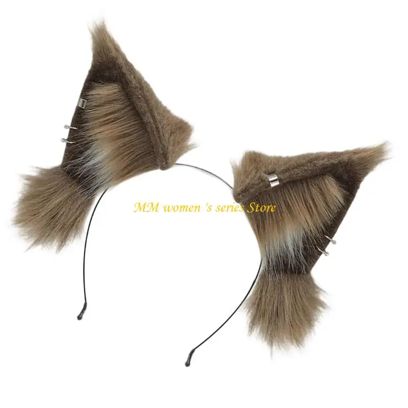 Q39C повязка для волос с ушками животных, эластичный эластичный плюшевый головной убор для ролевых игр на каждый день
Q39C повязка для волос с ушками животных, эластичный эластичный плюшевый головной убор для ролевых игр на каждый день