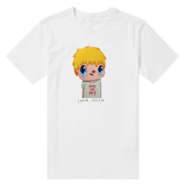 Javier Calleja Artist Collaborative American Street Sle Men's ort Sve T-irt Youthful Fre Summer Casual Loose Fit
Javier Calleja Artist Collaborative American Street Sle Men's ort Sve T-irt Youthful Fre Summer Casual Loose Fit