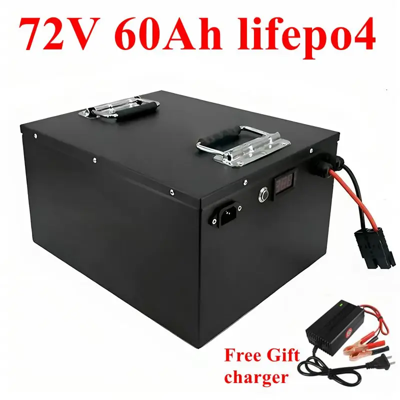 Lithium 72V 60Ah Deep Cycle Long Life LiFePO4 Battery BMS 24S for 7000W 3500W Golf Carts, Camping Equipment , Small Vehicles
Lithium 72V 60Ah Deep Cycle Long Life LiFePO4 Battery BMS 24S for 7000W 3500W Golf Carts, Camping Equipment , Small Vehicles