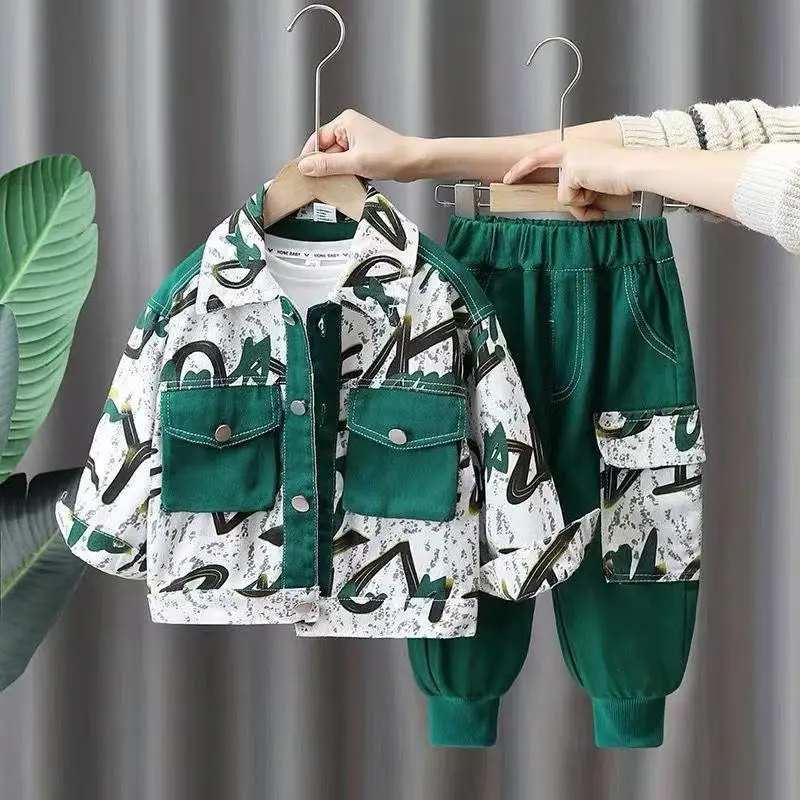 2025 New Spring Autumn Fashion Baby ClothesSets For Boys Children Boys Jacket Pants 2Pcs/Toddler Casual Clothing Kids Tracksuits
2025 New Spring Autumn Fashion Baby ClothesSets For Boys Children Boys Jacket Pants 2Pcs/Toddler Casual Clothing Kids Tracksuits