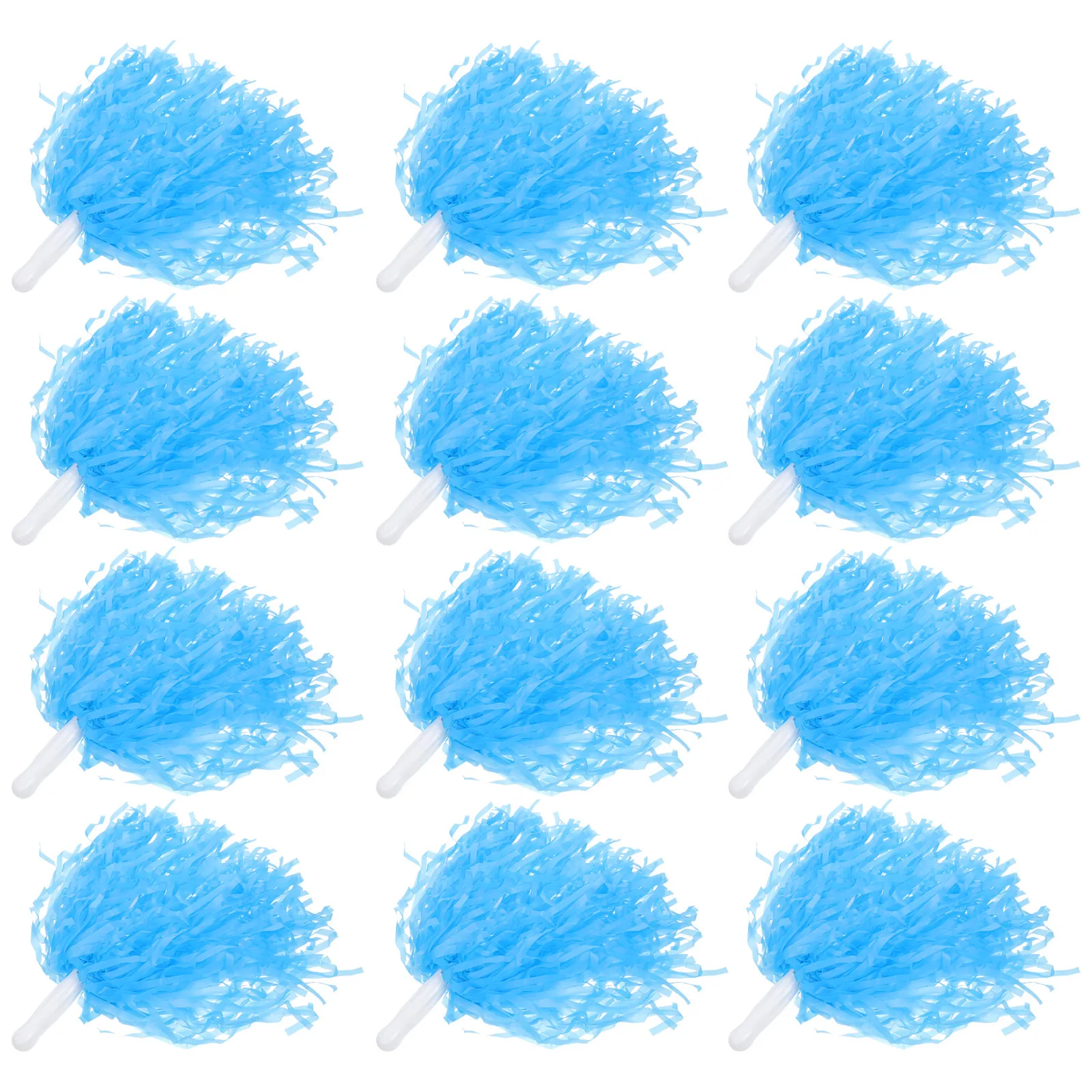 12Pcs Cheering Pompoms Eye Catching Color Tactile Visual Stimulation Plastic Handle Easy Grip for Cheerleading Dancing Party
12Pcs Cheering Pompoms Eye Catching Color Tactile Visual Stimulation Plastic Handle Easy Grip for Cheerleading Dancing Party