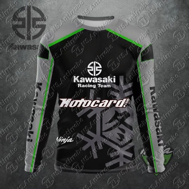 2025 new Kawasaki factory men's and women's team cycling clothes, motorcycle racing clothes, summer long sleeved T-shirts, tops
2025 new Kawasaki factory men's and women's team cycling clothes, motorcycle racing clothes, summer long sleeved T-shirts, tops