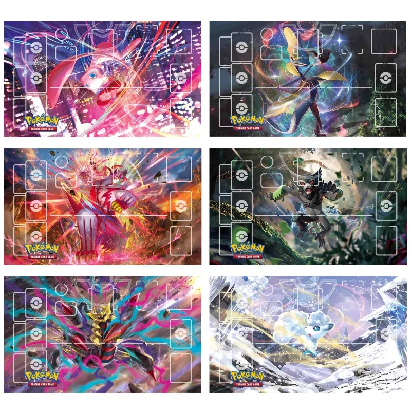 600x350mm PTCG Mew Inteleon Trading Card Playmat Card Grid Giratina Duraludon 2mmStitched Edge Single Rubber Board Game Card Mat
600x350mm PTCG Mew Inteleon Trading Card Playmat Card Grid Giratina Duraludon 2mmStitched Edge Single Rubber Board Game Card Mat