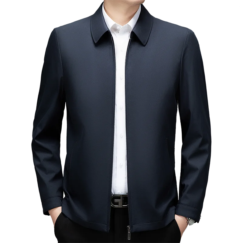 Men's Lapel Pure Color Jacket Coat New Men's High-end Business Jacket Blazers Casual Office Coat Man Korean Loose Windbreaker
Men's Lapel Pure Color Jacket Coat New Men's High-end Business Jacket Blazers Casual Office Coat Man Korean Loose Windbreaker