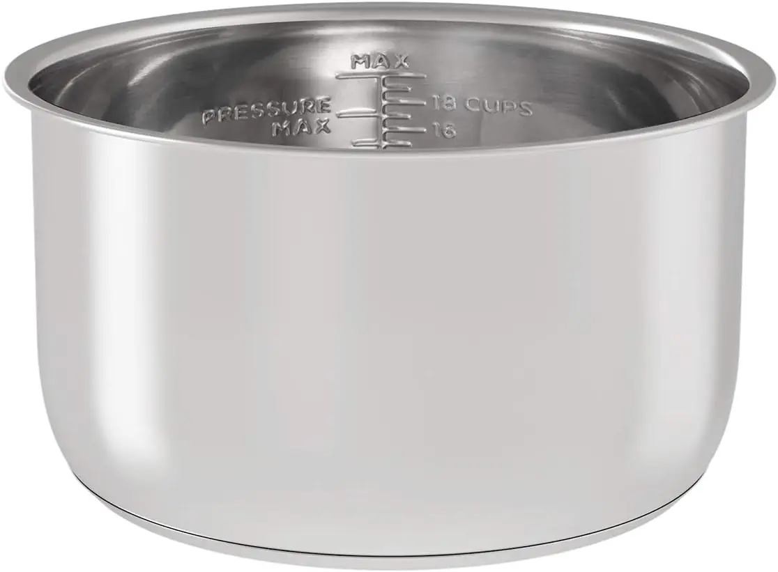 Stainless Steel Inner Pot Replacement Insert Liner Accessory for 6.5 Quart Multi-Cooker
Stainless Steel Inner Pot Replacement Insert Liner Accessory for 6.5 Quart Multi-Cooker