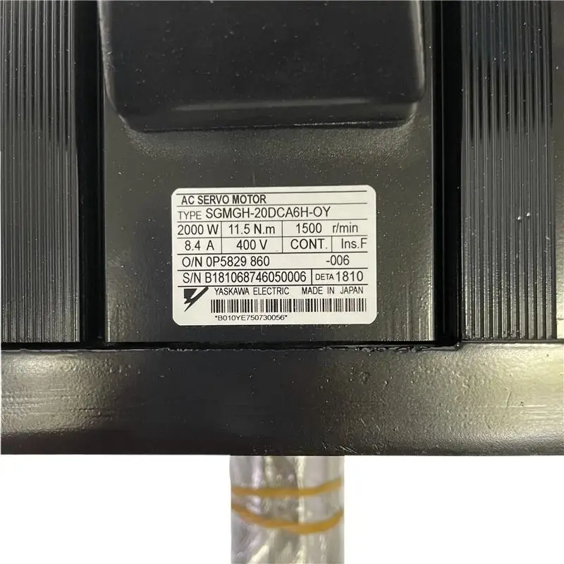 New SGMSH-20DCA6H-0Y YASKAWA Servo Motor Expedited Delivery
New SGMSH-20DCA6H-0Y YASKAWA Servo Motor Expedited Delivery