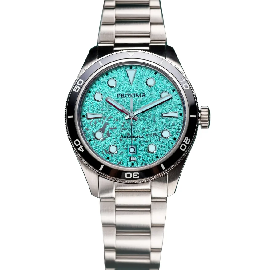 Proxima Men Automatic Watch 39.5mm Mechanical Wristwatch 20ATM Waterproof BGW-9 Luminous Sapphire Mirror Ceramic Bezel PT5000
Proxima Men Automatic Watch 39.5mm Mechanical Wristwatch 20ATM Waterproof BGW-9 Luminous Sapphire Mirror Ceramic Bezel PT5000