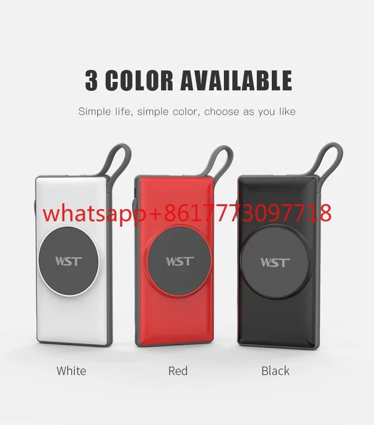 Factory wholesale smart PD 20W shared magnetic mobile charging station wireless rental shared power bank sharing station
Factory wholesale smart PD 20W shared magnetic mobile charging station wireless rental shared power bank sharing station
