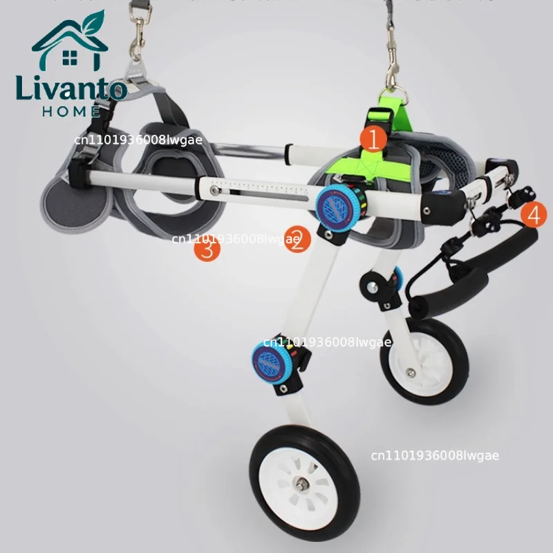 Foldable Pet Wheelchair for Dogs and Cats Aluminum Alloy Rear Leg Mobility Aid Adjustable Rehabilitation Cart for Dog Trainings
Foldable Pet Wheelchair for Dogs and Cats Aluminum Alloy Rear Leg Mobility Aid Adjustable Rehabilitation Cart for Dog Trainings
