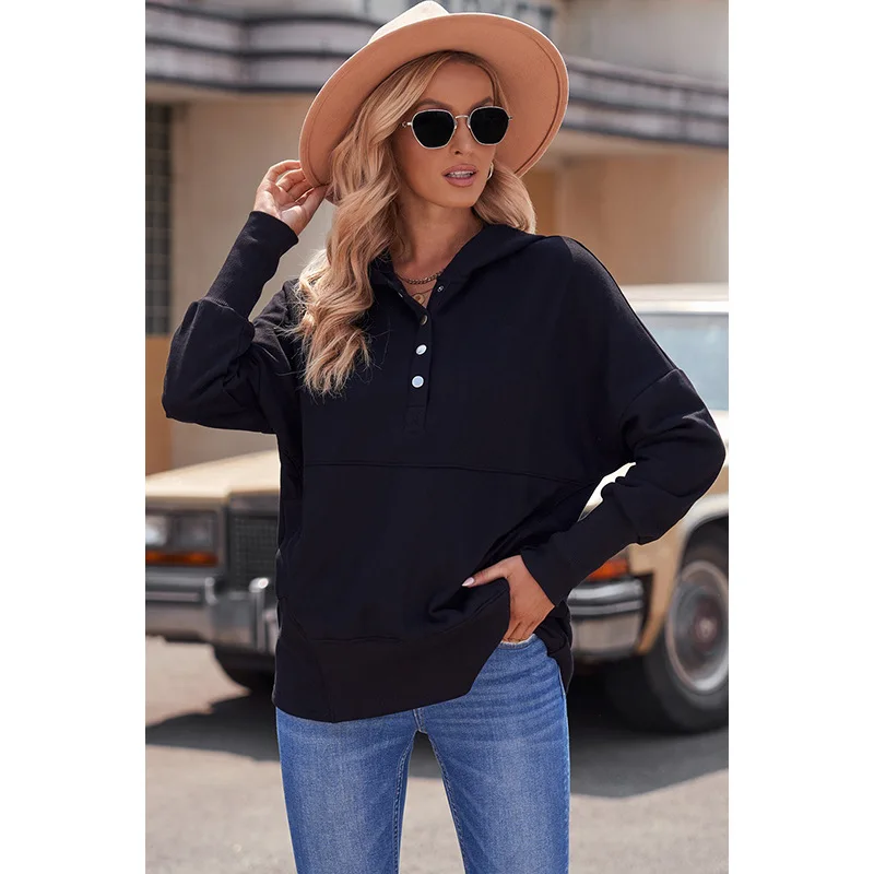 Women's Casual Loose Hooded Sweatirt Cleanfit Sle Ne Eight Sve T-irt Sportswear Comfortable Non-fading
Women's Casual Loose Hooded Sweatirt Cleanfit Sle Ne Eight Sve T-irt Sportswear Comfortable Non-fading