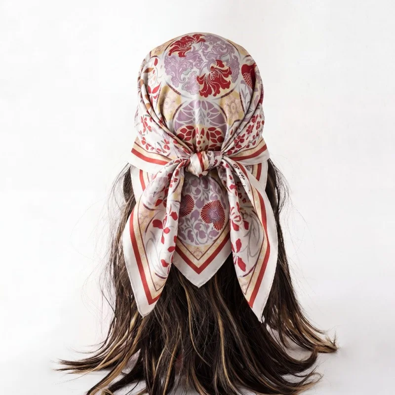 Hijab Square Women Scarf Silk Print Woman Shawl Wraps Headscarf Neckerchief Ribbon Bandanas Luxury Designer Hair Bands 2026
Hijab Square Women Scarf Silk Print Woman Shawl Wraps Headscarf Neckerchief Ribbon Bandanas Luxury Designer Hair Bands 2026
