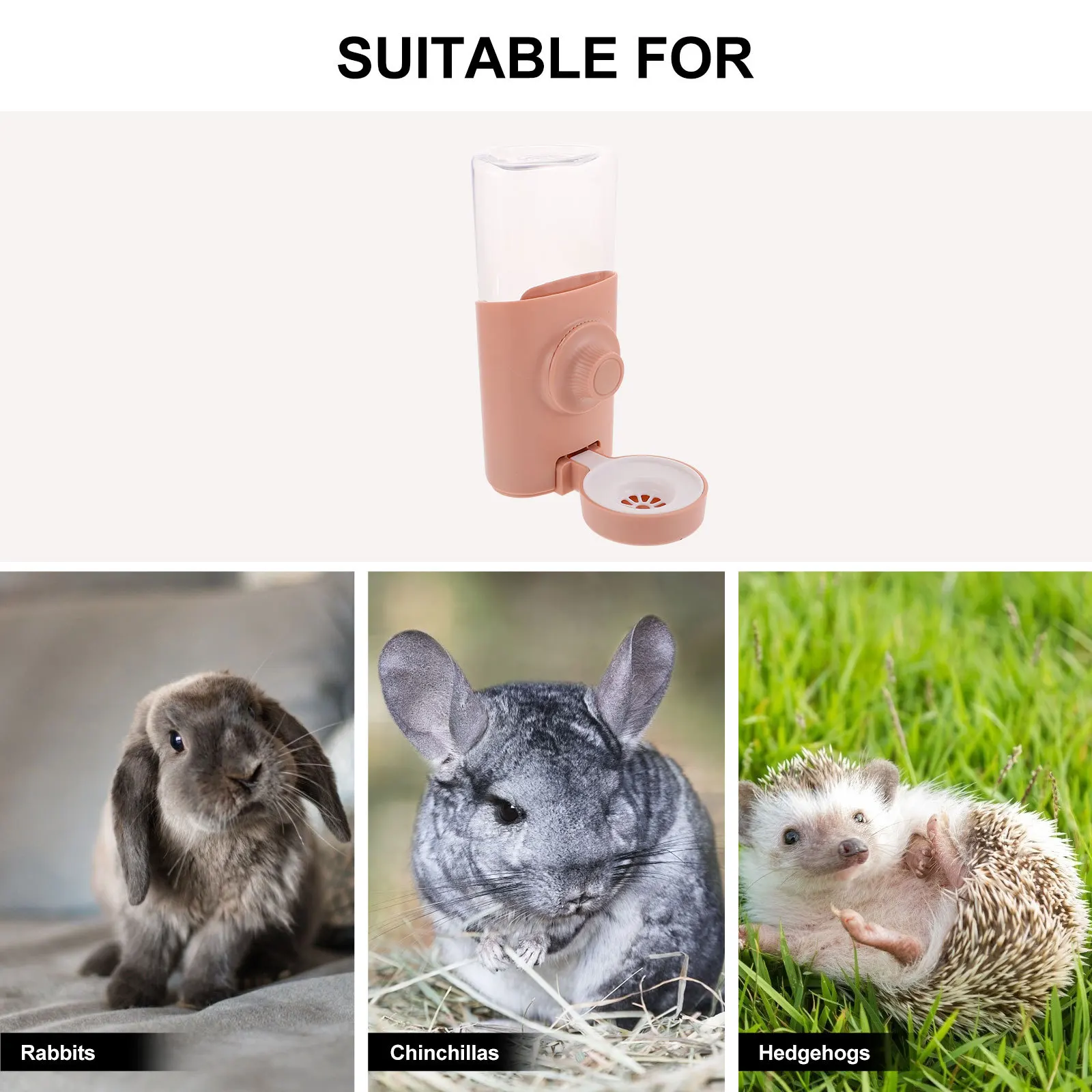 Compact Rabbit Water Bowl Automatic Feeder Portable Lightweight for Pet Cage Supply Rabbit Water Bottle Pet Supply
Compact Rabbit Water Bowl Automatic Feeder Portable Lightweight for Pet Cage Supply Rabbit Water Bottle Pet Supply