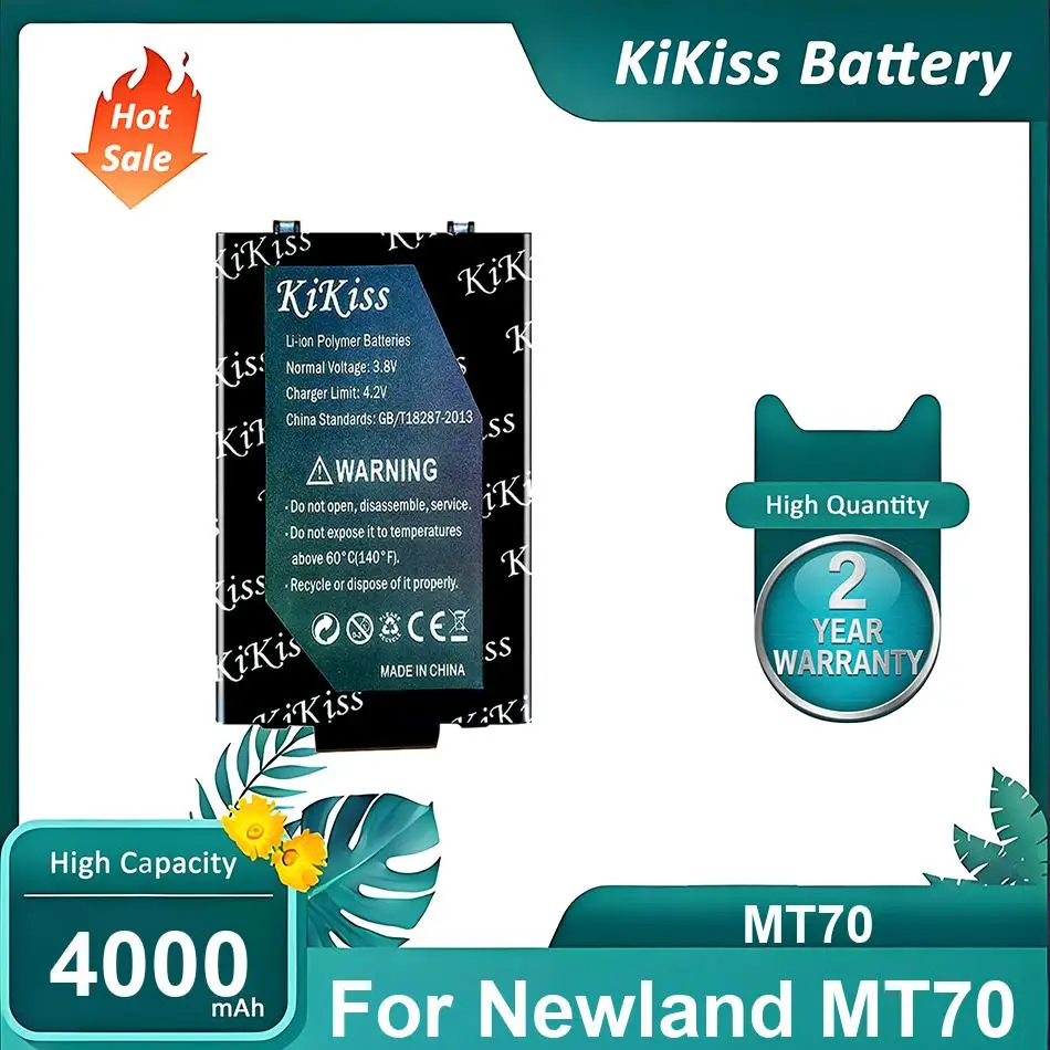 Мощный аккумулятор для Newland MT70, MT70, 4000 мАч
Мощный аккумулятор для Newland MT70, MT70, 4000 мАч
