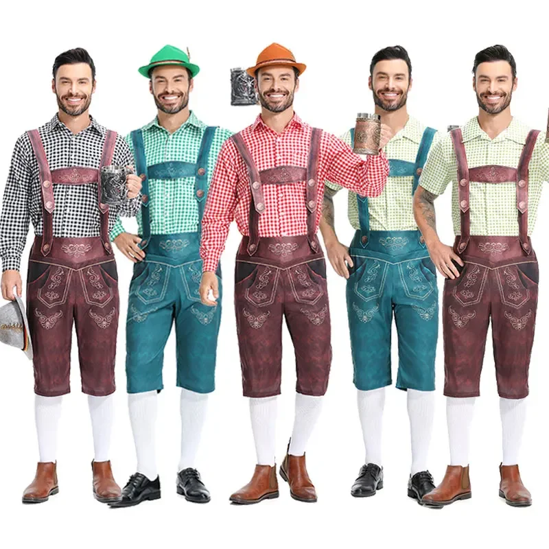 Octoberfest German Bavarian Beer Festivals Suspenders Shorts Men Oktoberfests Costume Beers Festivals Shirt Cosplay Set
Octoberfest German Bavarian Beer Festivals Suspenders Shorts Men Oktoberfests Costume Beers Festivals Shirt Cosplay Set