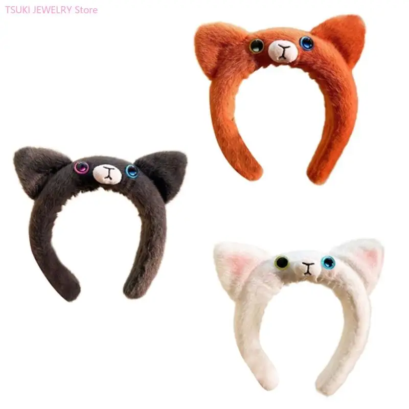 62KE Plush Cats Ear Hairband Cosplay Headpiece For Teens Girl Holiday Event Hairhoop
62KE Plush Cats Ear Hairband Cosplay Headpiece For Teens Girl Holiday Event Hairhoop
