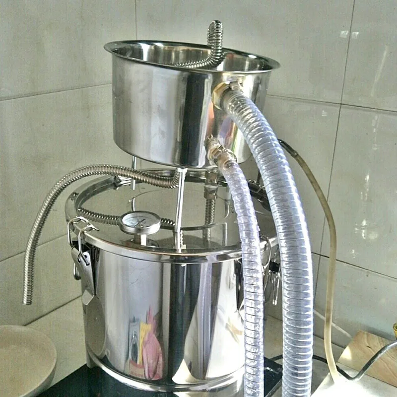 12L Alcohol Distiller Machine Brew Water Wine Essential Oil Distillation Home Brewing Equipment
12L Alcohol Distiller Machine Brew Water Wine Essential Oil Distillation Home Brewing Equipment