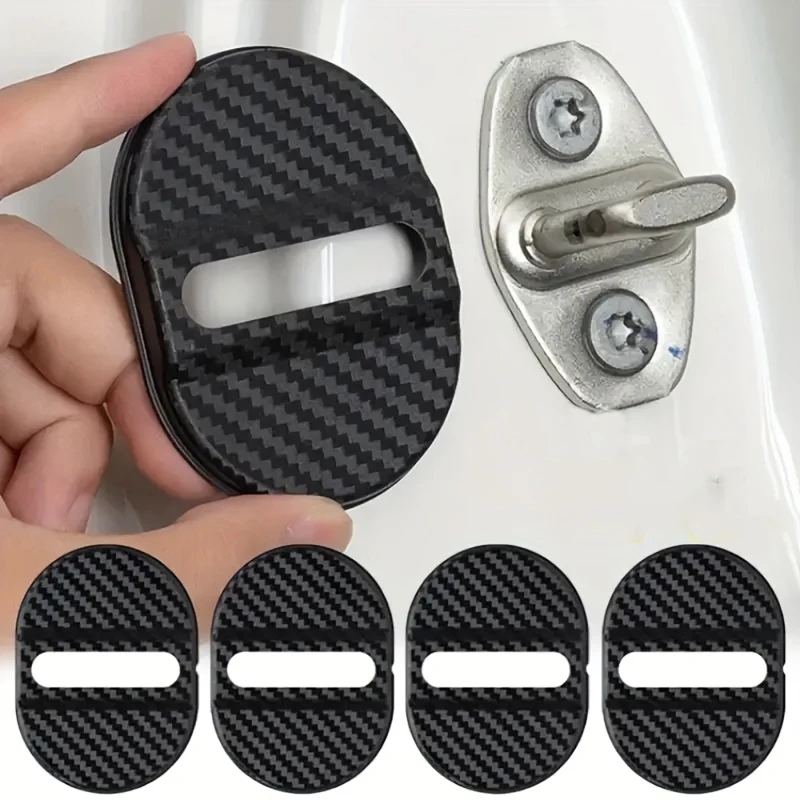YITAPE 4Pcs Car Door Lock Covers, rustproof ABS plastic with carbon fiber pattern, fits most vehicles
YITAPE 4Pcs Car Door Lock Covers, rustproof ABS plastic with carbon fiber pattern, fits most vehicles