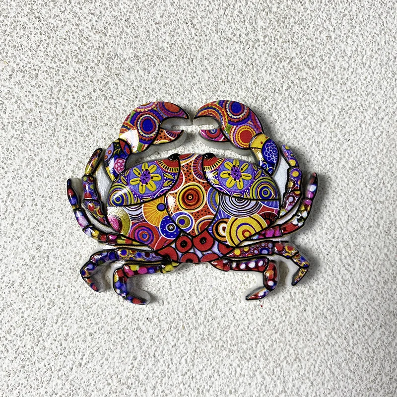 Colorful 3D Resin California Crab Fridge Magnet - Decorative Refrigerator Magnet for Home & Office - Cute Quirky Kitchen Magnet
Colorful 3D Resin California Crab Fridge Magnet - Decorative Refrigerator Magnet for Home & Office - Cute Quirky Kitchen Magnet