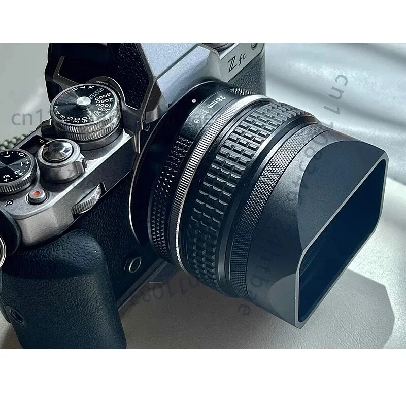 Lens Hood fit for Nikon Z28mm F2.8/Z28mm F2.8SE Z7II Z6II Z5 ZFC ZF Z50 Z7 Z9
Lens Hood fit for Nikon Z28mm F2.8/Z28mm F2.8SE Z7II Z6II Z5 ZFC ZF Z50 Z7 Z9
