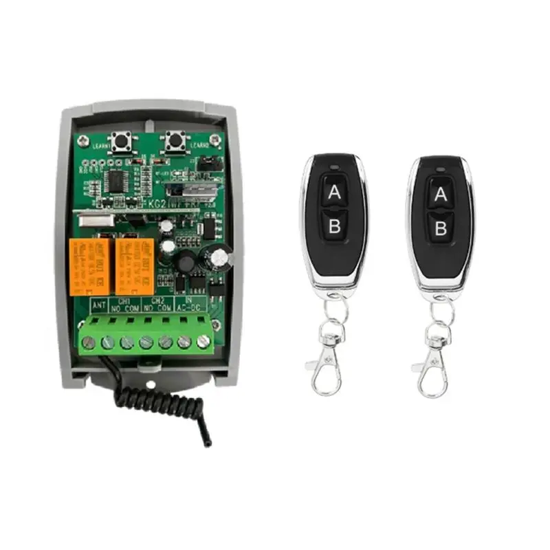 Tuya WIFI Smart Receiver Garage Door Remote Control Opener Controller 7-32V 2CH Rolling Code 433Mhz Transmitter-VVNB
Tuya WIFI Smart Receiver Garage Door Remote Control Opener Controller 7-32V 2CH Rolling Code 433Mhz Transmitter-VVNB