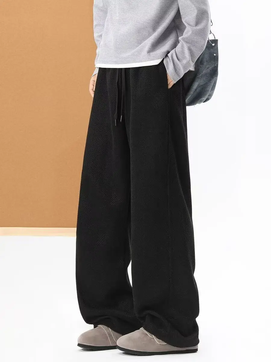 Men's Casual Straight Leg Sports Pants Autumn Winter Wide Leg American Sle Drapey Faionable Loose Knife Long Pants
Men's Casual Straight Leg Sports Pants Autumn Winter Wide Leg American Sle Drapey Faionable Loose Knife Long Pants