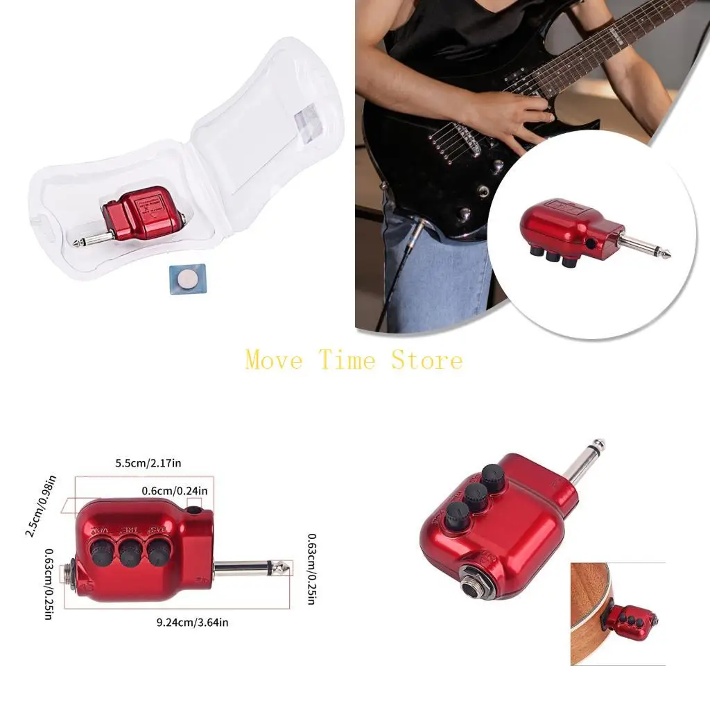 92ME Guitars Pickup EQ Preamplifier 6.35mm Plug with Bass Treble EQ Volumes Control Acoustic Guitar Preamplifier
92ME Guitars Pickup EQ Preamplifier 6.35mm Plug with Bass Treble EQ Volumes Control Acoustic Guitar Preamplifier
