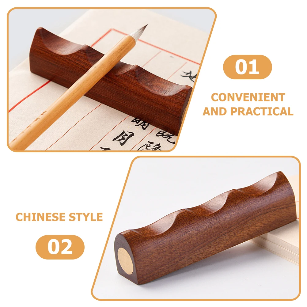 Calligraphy Pen Holder Solid Wood Rack Paint Brush Rest Writing Brush Stand Desk Decor Crafted Durable Multi Functional Storage
Calligraphy Pen Holder Solid Wood Rack Paint Brush Rest Writing Brush Stand Desk Decor Crafted Durable Multi Functional Storage