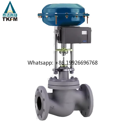 2 Way Pneumatic Diaphragm Control Globe Valve With Positioner Regulating Valve
2 Way Pneumatic Diaphragm Control Globe Valve With Positioner Regulating Valve