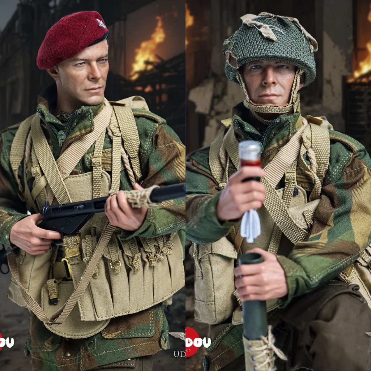 In Stock UJINDOU UD9048 1/6 Male Soldier British Parachute Division Operation Market Garden 1944 12" Full Set Action Figure
In Stock UJINDOU UD9048 1/6 Male Soldier British Parachute Division Operation Market Garden 1944 12" Full Set Action Figure