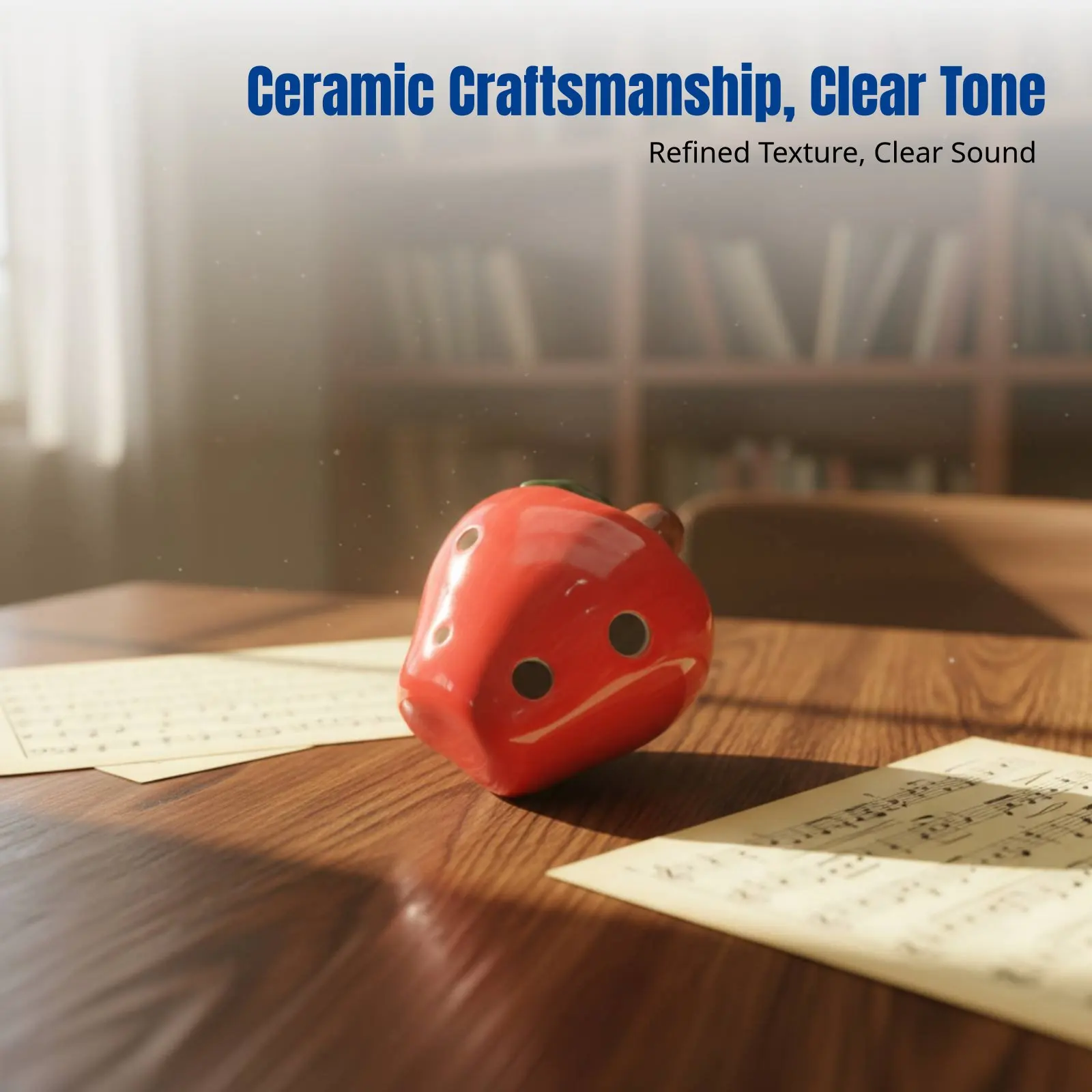 6-Hole Abstract Ocarina, Cartoon Ceramic Flute, Whistle, Entry-Level Music Instrument, Random Color, Children's Gift
6-Hole Abstract Ocarina, Cartoon Ceramic Flute, Whistle, Entry-Level Music Instrument, Random Color, Children's Gift