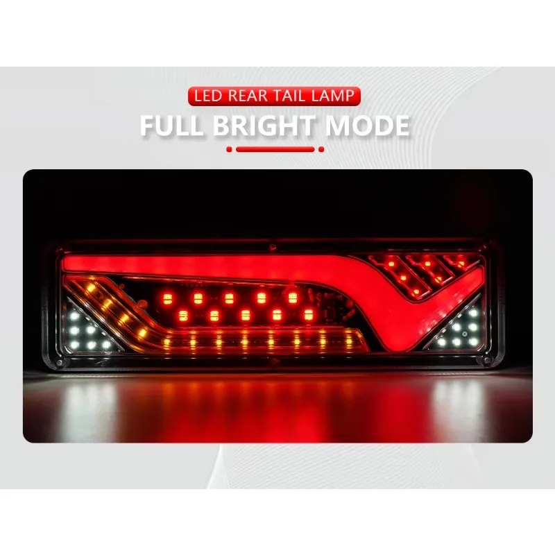 2 X Truck Trailer Taillights 12V 24V Tractor Light LED Rear Flashlight for Trailer Caravan Tail Light Running Turn Signal 30cm
2 X Truck Trailer Taillights 12V 24V Tractor Light LED Rear Flashlight for Trailer Caravan Tail Light Running Turn Signal 30cm