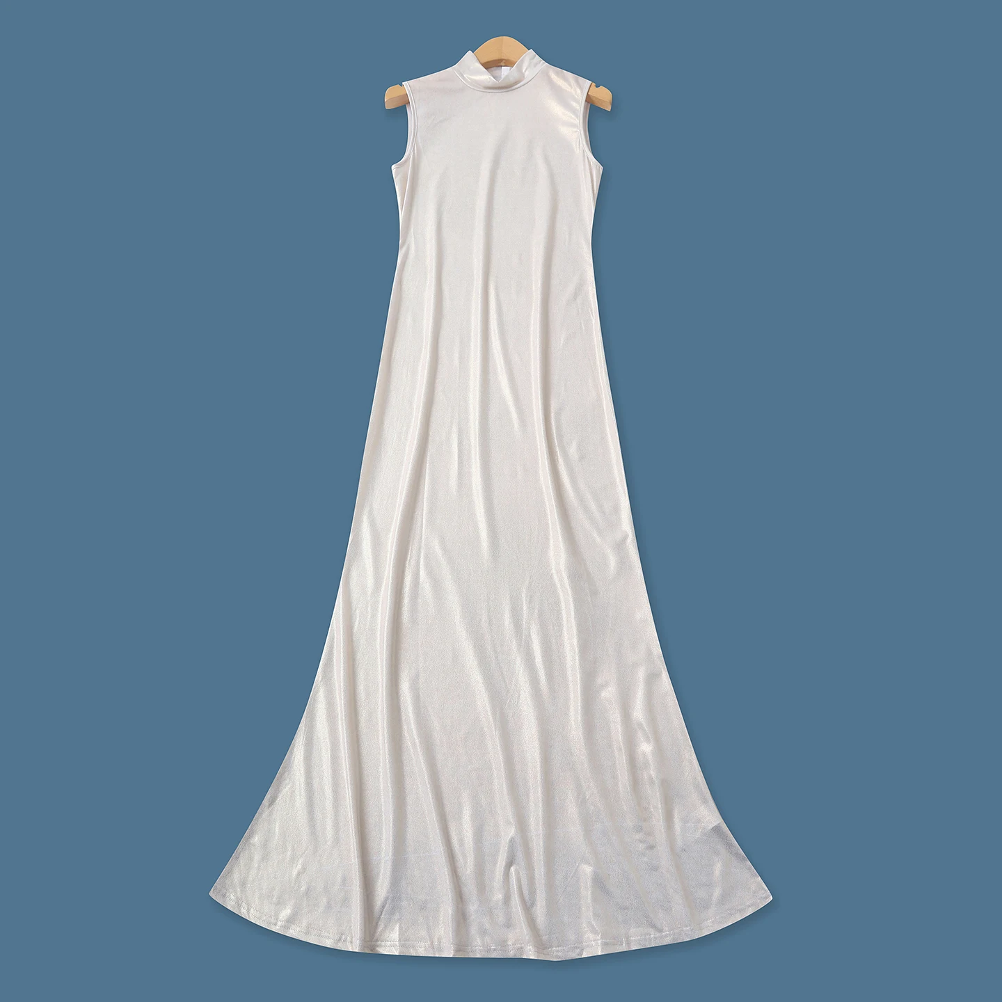 Shiny Sleeveless Long Dress Fashionable Half High Collar Slim Fit Fish Tail Dress for Women Summer New Style Versatile Casual...
Shiny Sleeveless Long Dress Fashionable Half High Collar Slim Fit Fish Tail Dress for Women Summer New Style Versatile Casual...