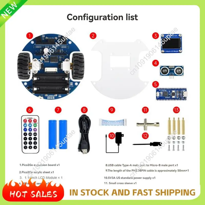 N88R Smart Picogo RP2350-Plus Development Board For Car Robot-Obstacle Avoidance, Tracking& Bluetooth Modules
N88R Smart Picogo RP2350-Plus Development Board For Car Robot-Obstacle Avoidance, Tracking& Bluetooth Modules