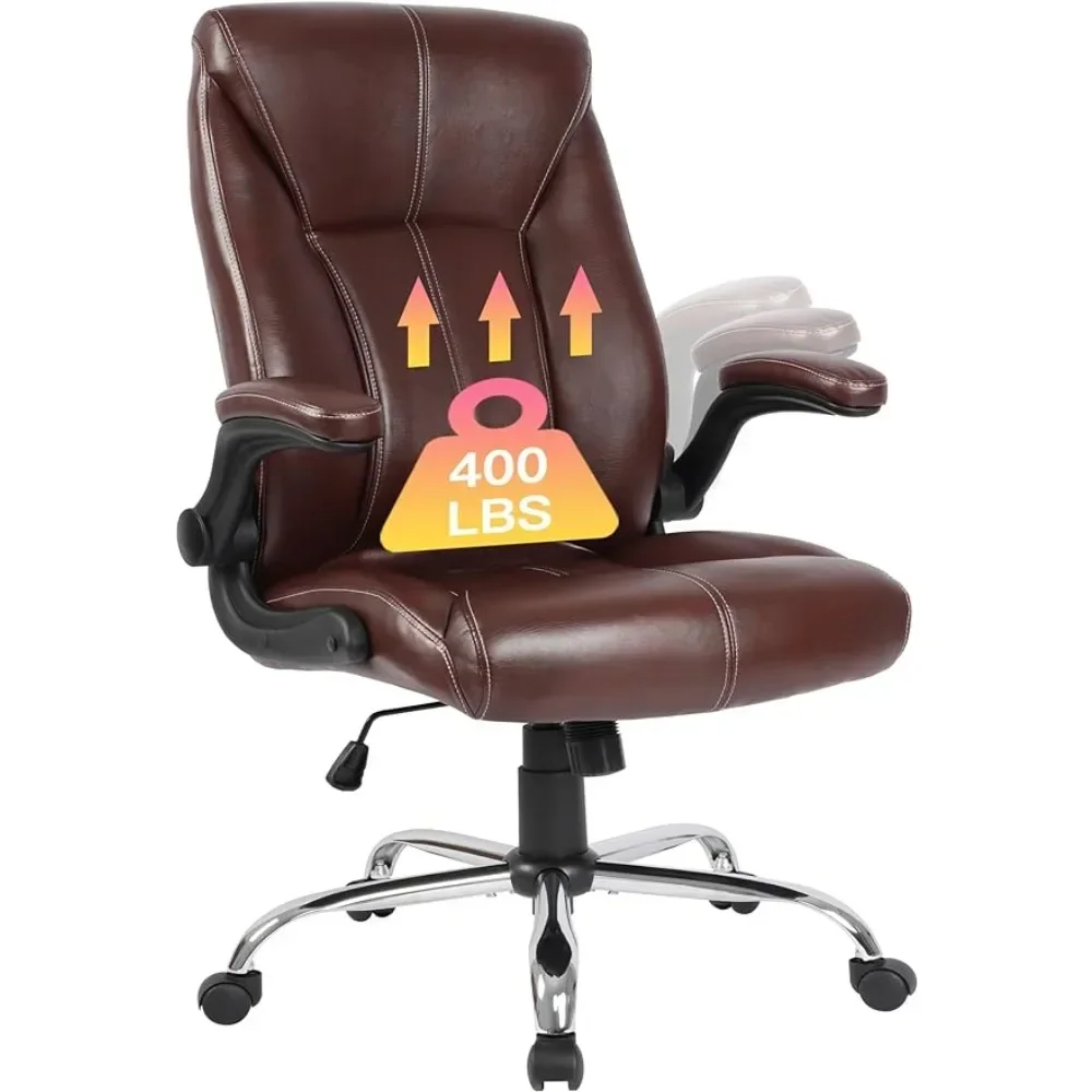 Computer Chair Adjustable Flip-up Armrests PU Leather Swivel Task Chair With Ergonomic High Back and Lumbar Support Office
Computer Chair Adjustable Flip-up Armrests PU Leather Swivel Task Chair With Ergonomic High Back and Lumbar Support Office