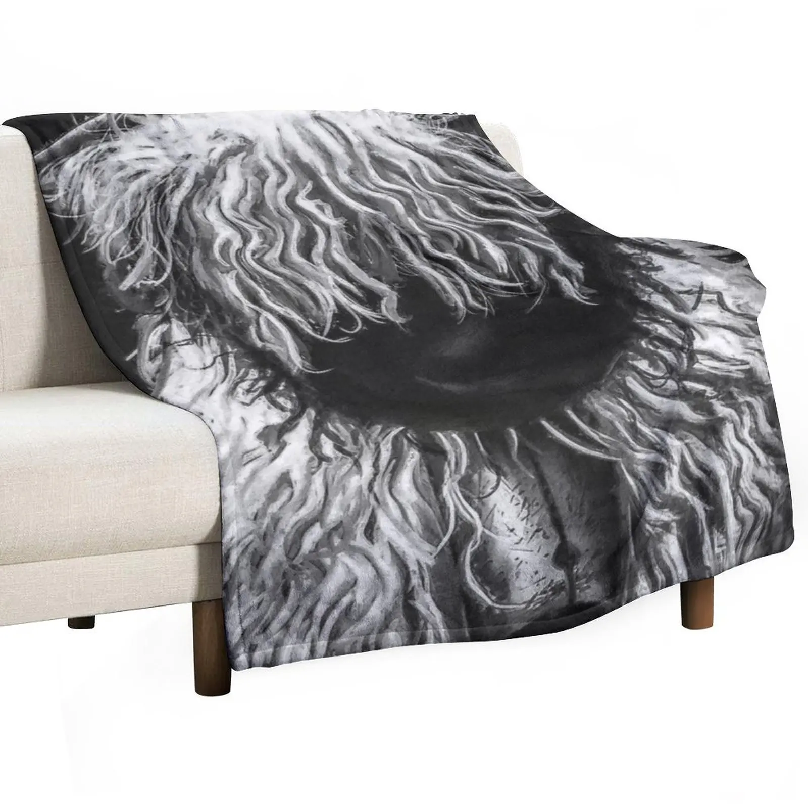 Black And White Swiss Valais Blacknose Sheep, FluffyValais Blacknose Sheep Art, Cute Swiss Sheep Farm Animal Portr Throw Blanket
Black And White Swiss Valais Blacknose Sheep, FluffyValais Blacknose Sheep Art, Cute Swiss Sheep Farm Animal Portr Throw Blanket