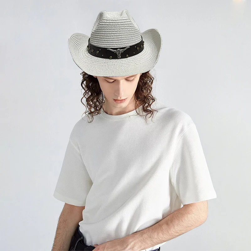 Men Women Soft Straw Western Cowboy Hats Wide Brim Sunhat Party Travel Outdoor Caps Classical Retro Sombrero UK Size L US 7 1/4
Men Women Soft Straw Western Cowboy Hats Wide Brim Sunhat Party Travel Outdoor Caps Classical Retro Sombrero UK Size L US 7 1/4
