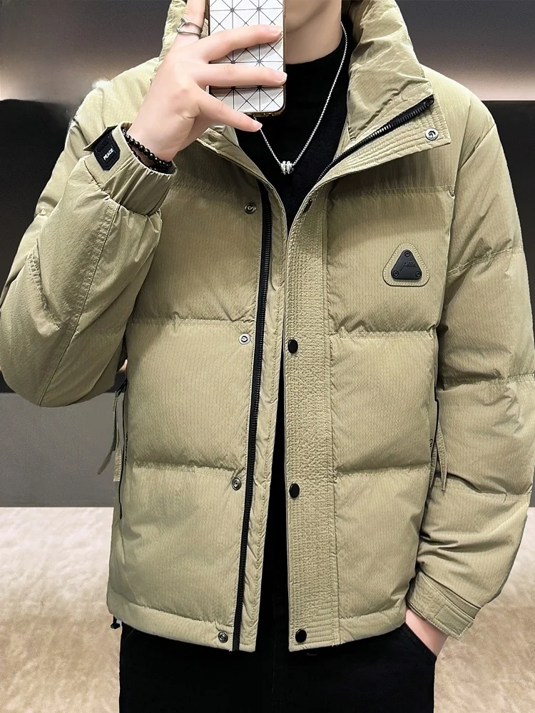 Men's Thiened Warm down Jaet Winter New 2025 White Du down Stand Collar Anti-Cold Outerwear Casual Sle Polyes...
Men's Thiened Warm down Jaet Winter New 2025 White Du down Stand Collar Anti-Cold Outerwear Casual Sle Polyes...