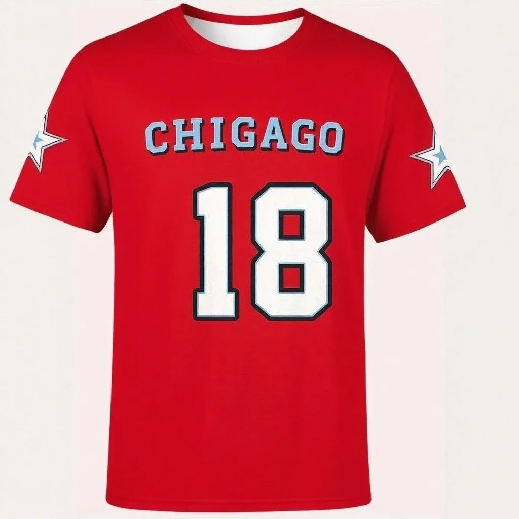 Новая популярная футболка с короткими рукавами для занятий спортом на открытом воздухе для детей и взрослых, повседневный дышащий топ с круглым вырезом, футбол, баскетбол
Новая популярная футболка с короткими рукавами для занятий спортом на открытом воздухе для детей и взрослых, повседневный дышащий топ с круглым вырезом, футбол, баскетбол