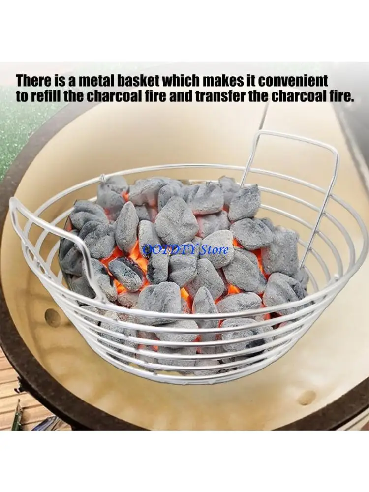 367A Rustproof Stainless Steel Basket For Outdoor And Indoor Grilling Charcoal Holder Portable Meshes Carbon Basket
367A Rustproof Stainless Steel Basket For Outdoor And Indoor Grilling Charcoal Holder Portable Meshes Carbon Basket