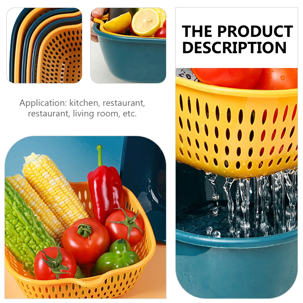 1Set Square Multifunctional Drainer Strong PP Material for Kitchen Washing Baskets Vegetable Strainer Fruit Holder Use
1Set Square Multifunctional Drainer Strong PP Material for Kitchen Washing Baskets Vegetable Strainer Fruit Holder Use