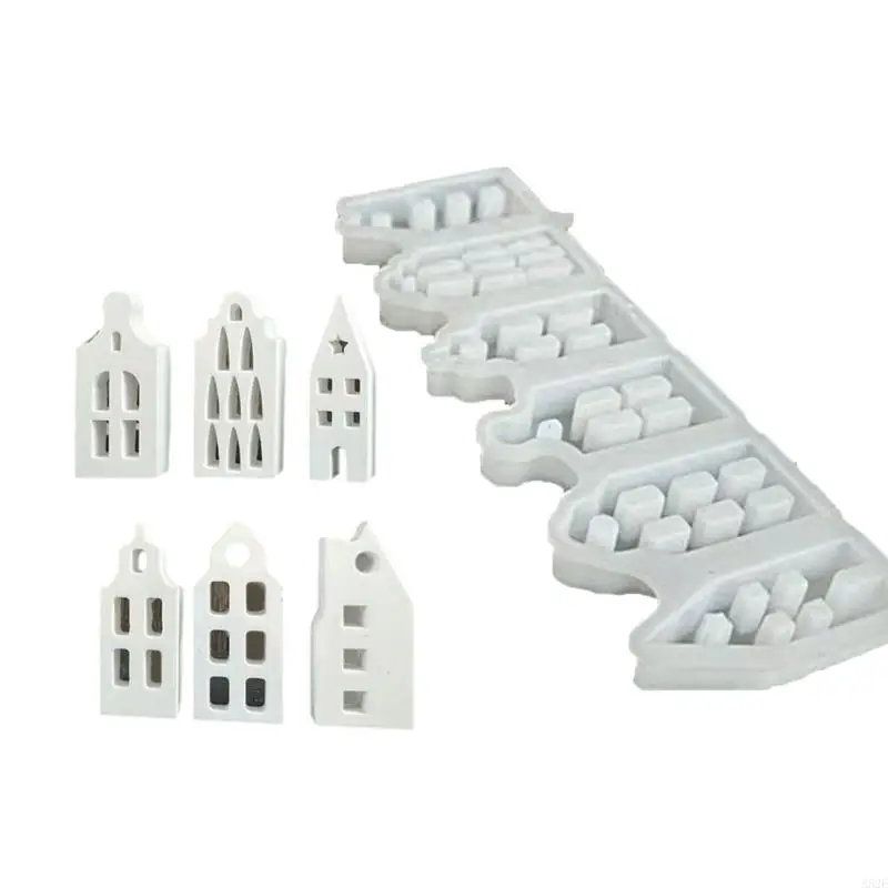 652F Desk Ornament Mould Flexible Silicone Mold for Miniature House Shaped Decoration Gypsum Molds Jewelry Making Supplies
652F Desk Ornament Mould Flexible Silicone Mold for Miniature House Shaped Decoration Gypsum Molds Jewelry Making Supplies