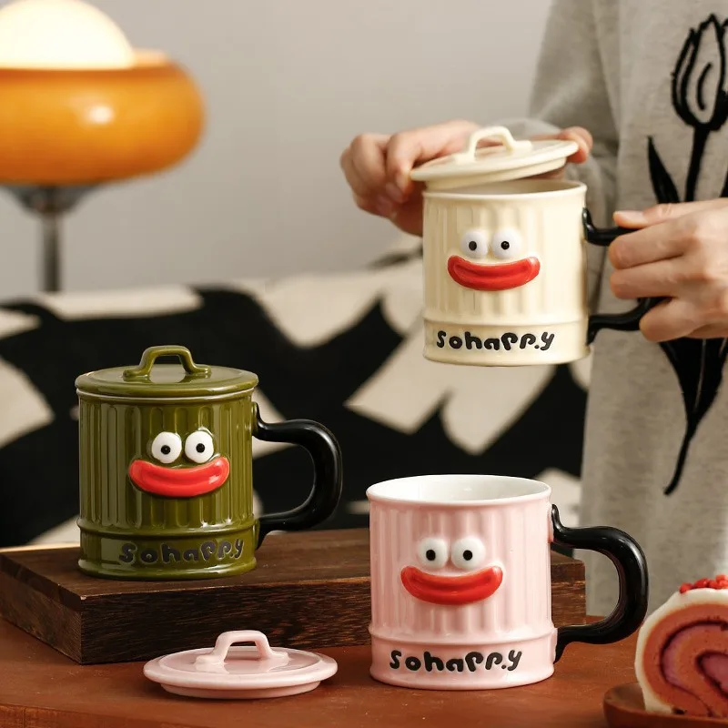 Creative Design, Cute, Funny, Ugly, Cute, Big Mouth Ceramic Mug with Lid, Home Office Drinking Cup, Milk Coffee Cup Ceramic Mug
Creative Design, Cute, Funny, Ugly, Cute, Big Mouth Ceramic Mug with Lid, Home Office Drinking Cup, Milk Coffee Cup Ceramic Mug