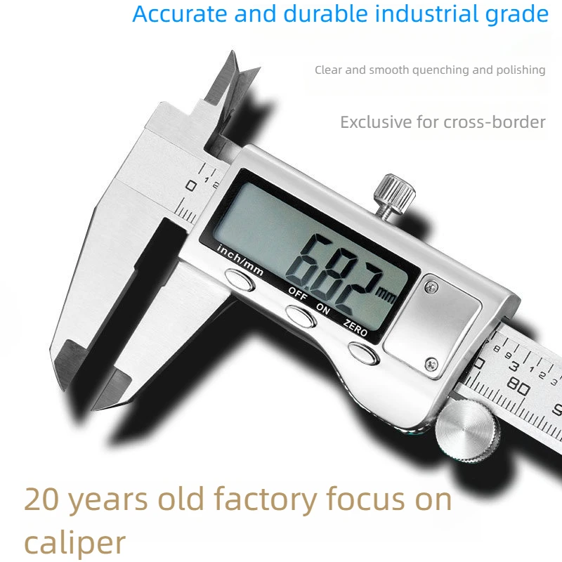 Digital Pachometer Metal Caliper Professional Vernier Caliber Measuring Tools Woodworking Thick Gauge Depth Electronic Ruler
Digital Pachometer Metal Caliper Professional Vernier Caliber Measuring Tools Woodworking Thick Gauge Depth Electronic Ruler