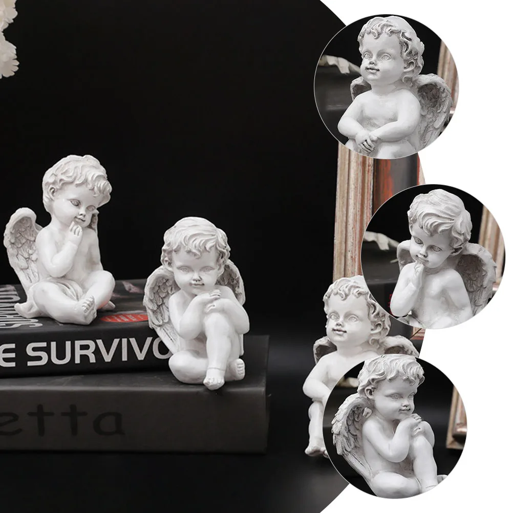 3pcs Resin Angel Statue Decor Mini Sculpture For Garden Home Wedding Decoration Small Plaster Artware Ornament
3pcs Resin Angel Statue Decor Mini Sculpture For Garden Home Wedding Decoration Small Plaster Artware Ornament