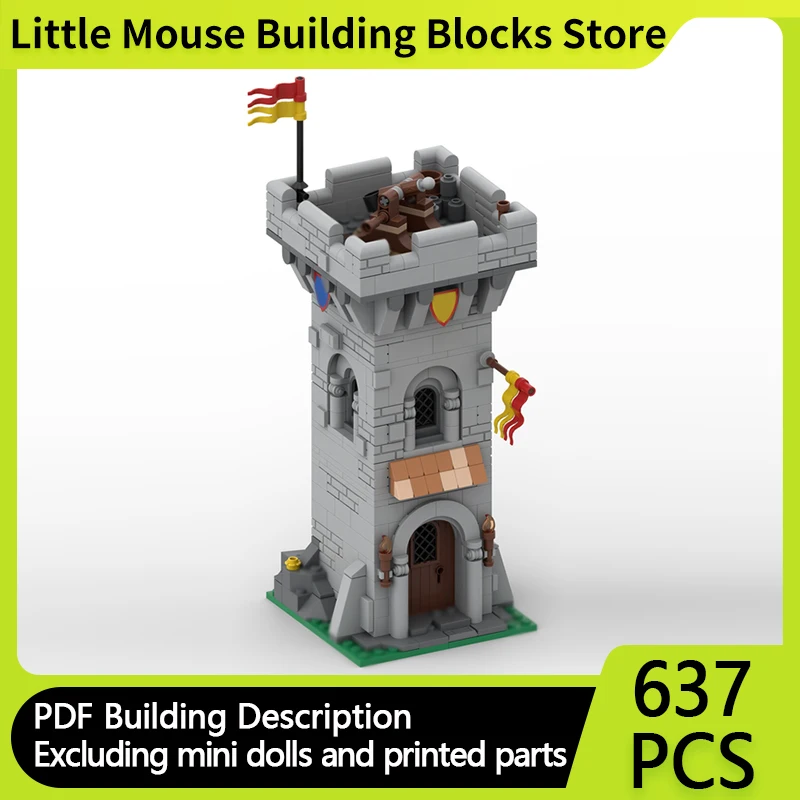 Medieval Castle Model MOC Building Bricks Rock Castle Outpost Modular Technology Gifts Holiday Assemble Children Toys Suit
Medieval Castle Model MOC Building Bricks Rock Castle Outpost Modular Technology Gifts Holiday Assemble Children Toys Suit
